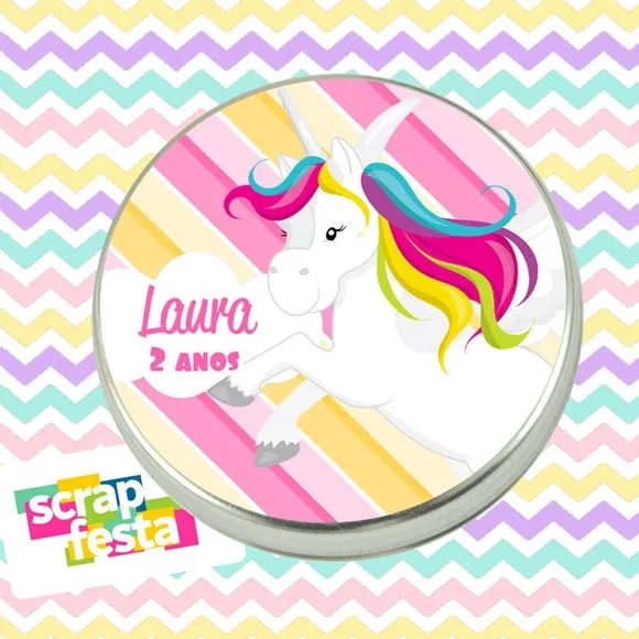 Latinhas Personalizadas Lembrancinhas Festa Unicórnio
