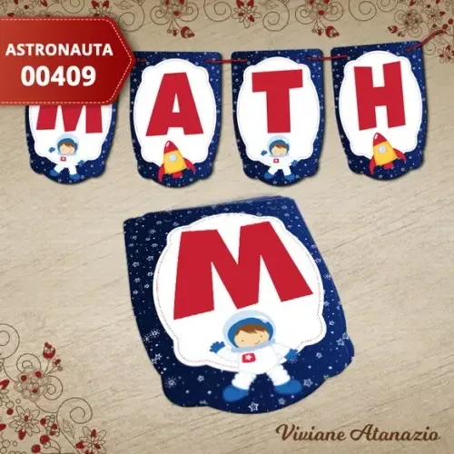 Bandeirola Astronauta - 00409