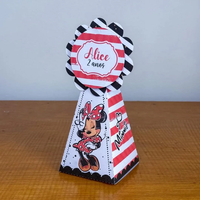 PEGUE E MONTE - Kit Festa MINNIE VERMELHA - Decoração de Festa | Lembrancinhas | Aniversário | Personalizados