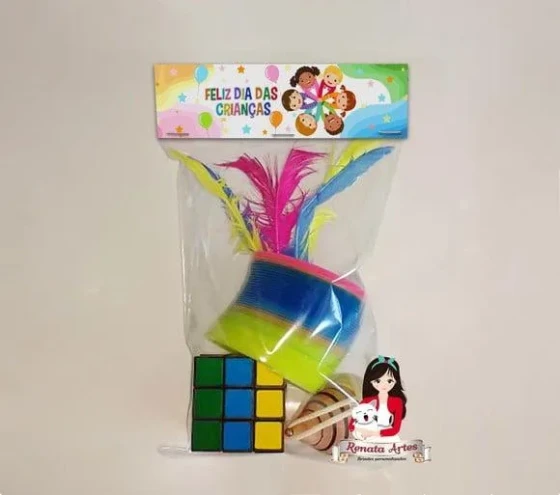 Kit Brinquedos Retrô Tema Dia das Crianças 2025