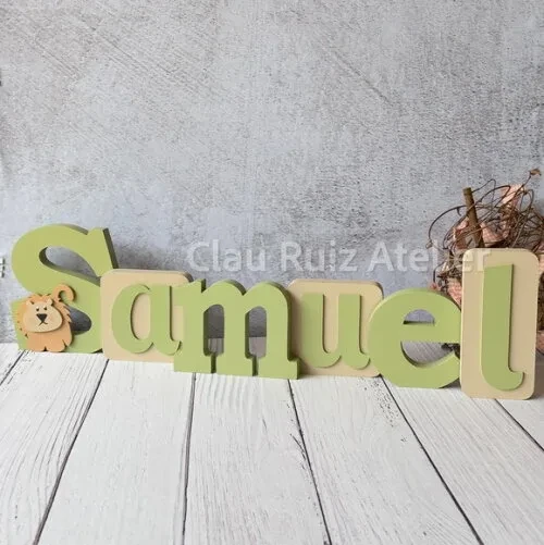 Blocos Leãozinho - Decoração de Quarto de Bebê Safari