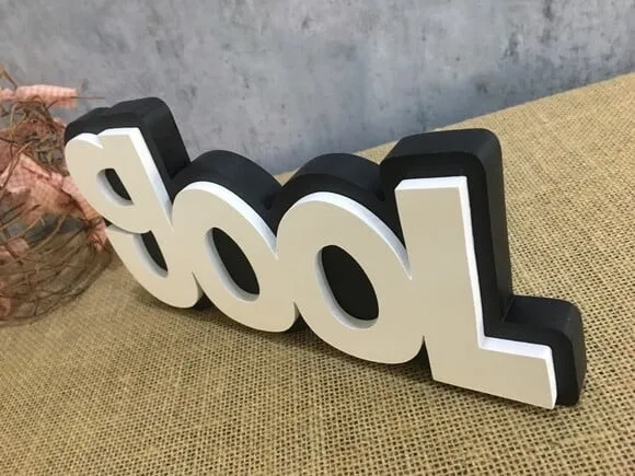 Letras Decorativas Nomes Sobreposição Gool