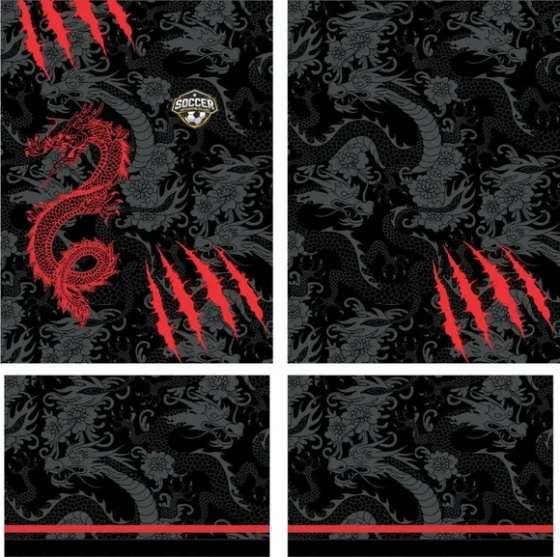 Arte Vetor Camisa Interclasse Dragão Mod-246