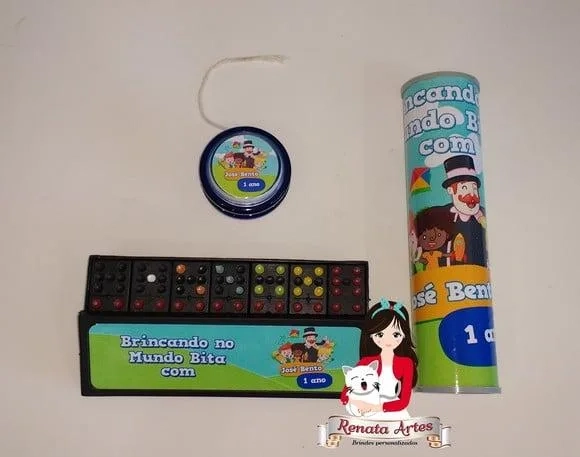 Kit Jogos Personalizado Mundo Bita