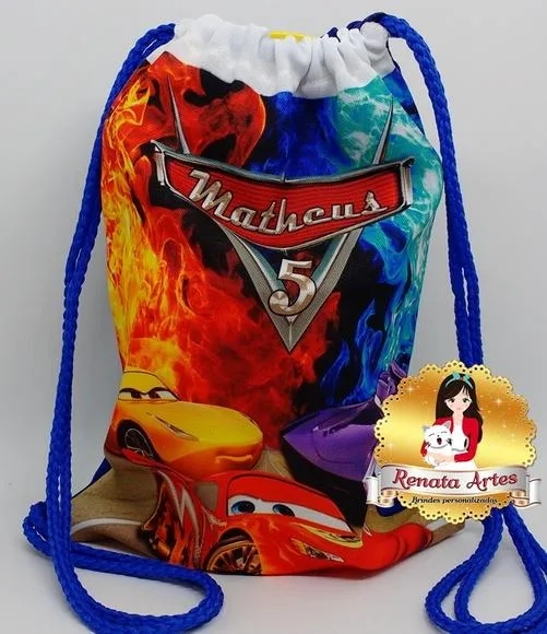 Mochila de Tecido Carros 2017