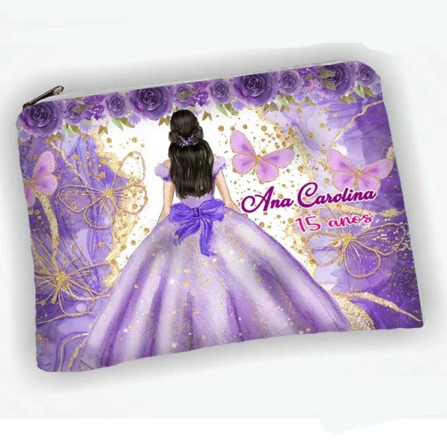 Necessaire Personalizada lembrancinhas de 15 Anos Debutante