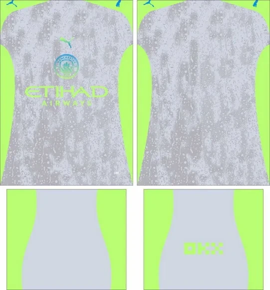 Arte Vetor Camisa Manchester City Terceira 2025-2026