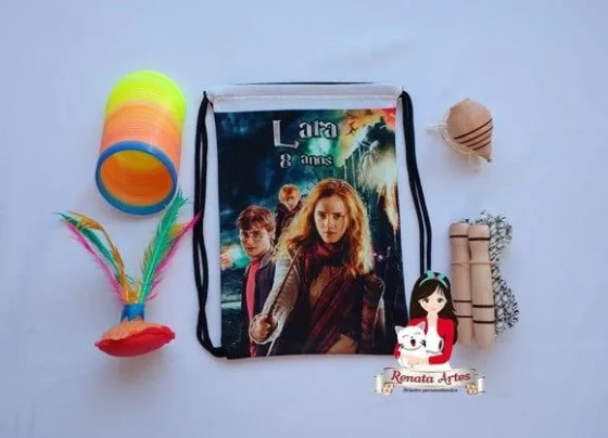 Mochila Boa Infância Tema Harry Potter Hermione