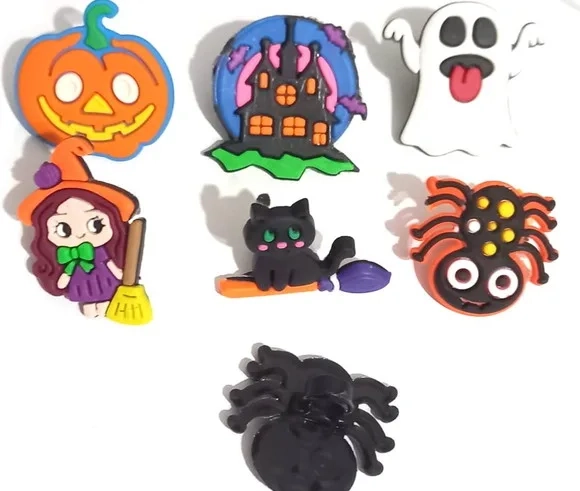 Ponteira P/lápis Halloween Emborrachado - 6 Peças
