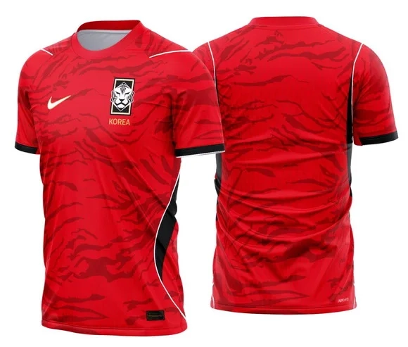Arte Vetor Camisa Coreia do Sul Local 2026
