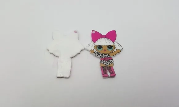 Pingente LOL Diva em Acrílico UV de 4cm
