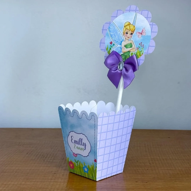 PEGUE E MONTE - Centro de Mesa SININHO TINKER BELL - Decoração de Festa | Lembrancinhas | Aniversário | Personalizados