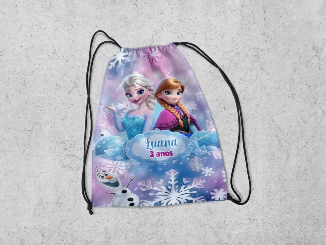 Mochilinha Personalizada Frozen