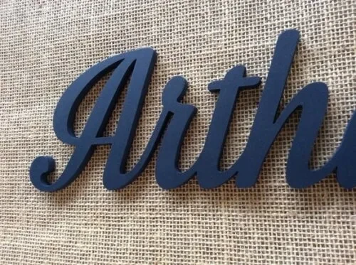 Letras Decorativas Nomes de Parede