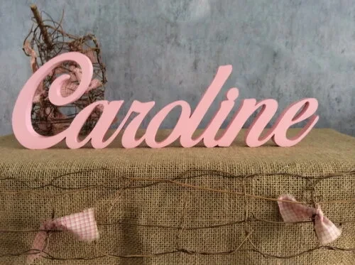Letras Decorativas - nome em MDF Linha Cursiva