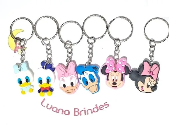 Chaveiro Turma da Minnie Baby Pacote com 6 Unidades