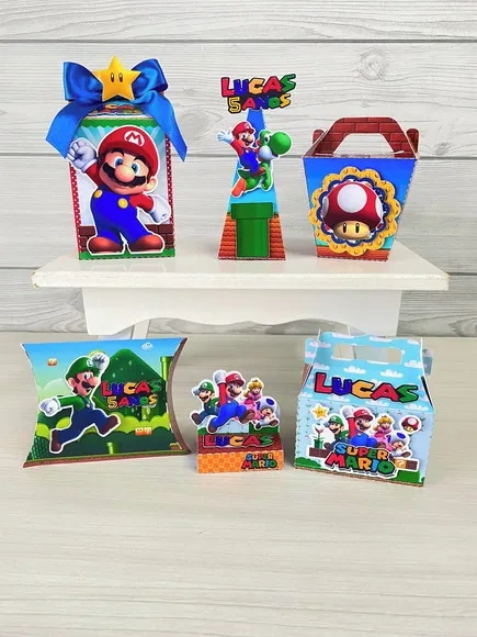 Kit 30 Lembrancinhas Mario Bros