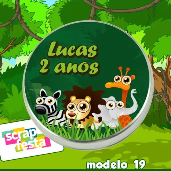 Latinhas 5x1 Festa Safari