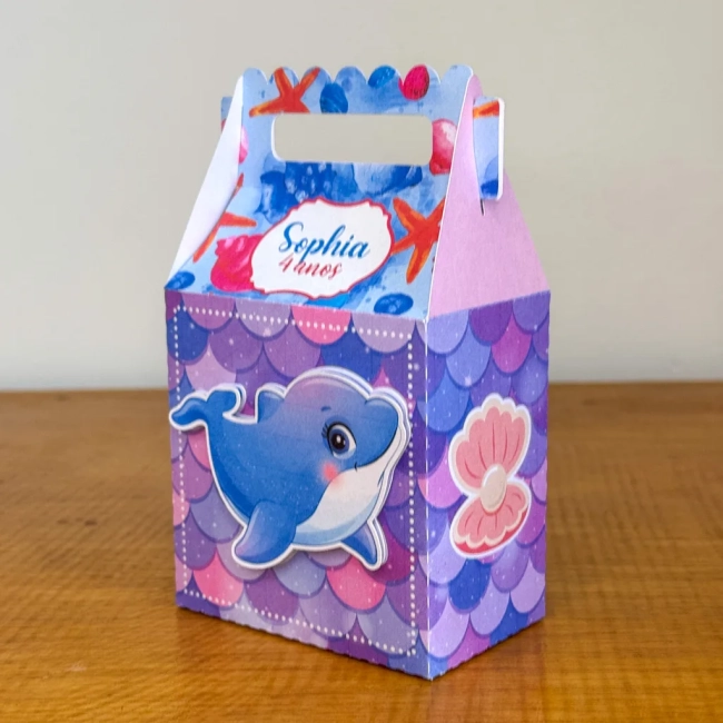 Kit Personalizado Sereia 3D Arquivo Digital