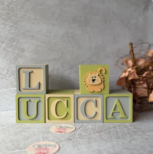 Safari Cubos 6x6cm - Decoração Bebè