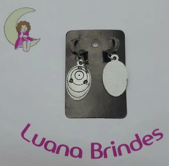 Brinco Desenho Animes 9 de Acrílico - 5,5cm - 1 par