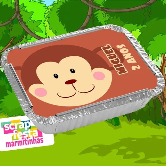 Marmitinha Personalizada Festa Safari
