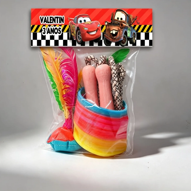 Kit Lembrancinhas Personalizada Carros Diney