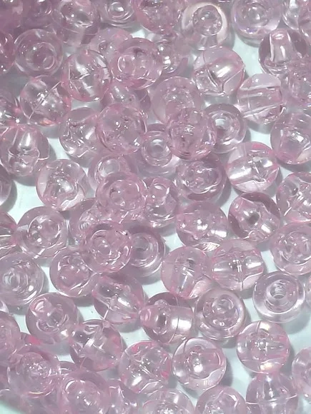 Bola Lisa Azul ou Rosa Passante 8mm Pacote 100 Unidades