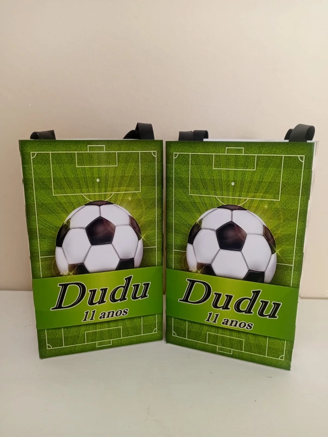 Sacolinhas Personalizadas Futebol para Lembrancinhas