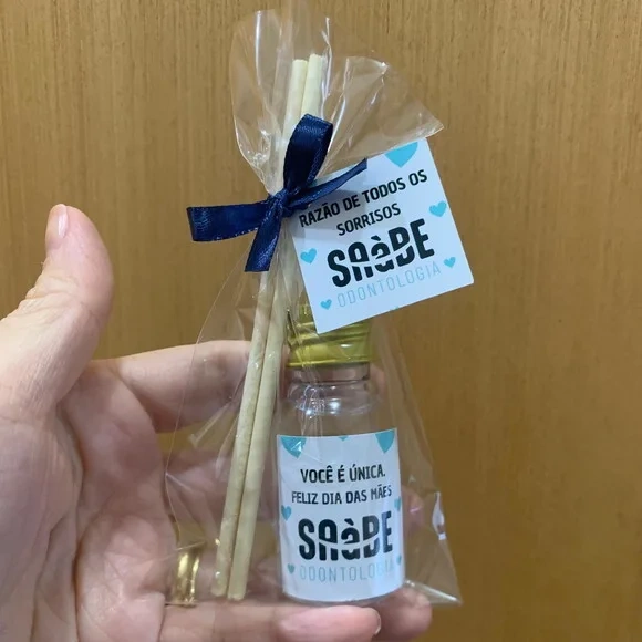 Brinde Dia das Mães Mini Aromatizador com Logo