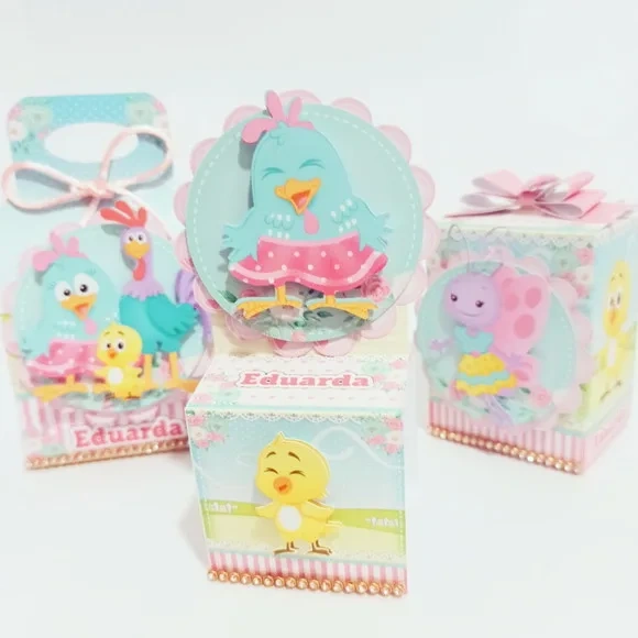Kit 30 Lembrancinhas Galinha Pintadinha