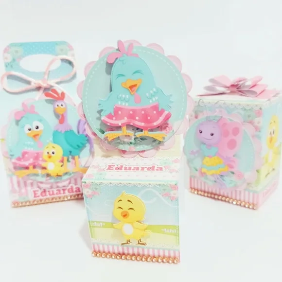 Kit 30 Lembrancinhas Galinha Pintadinha