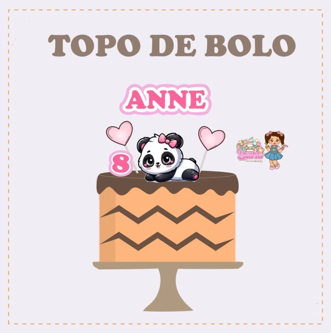 Kit Festa Só Um Bolinho PANDINHA - Decoração de Festa