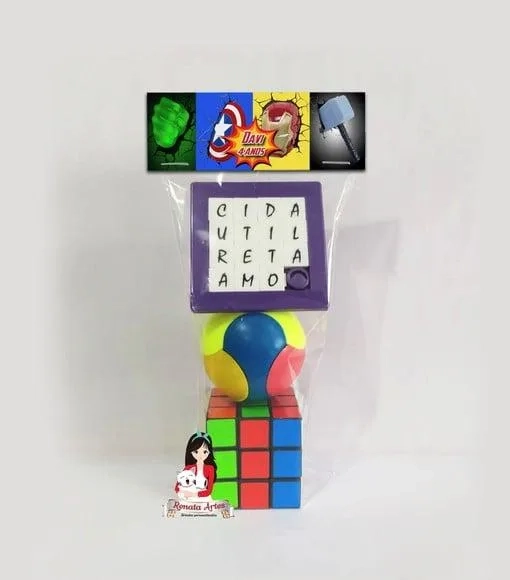 Kit Desafio Personalizado Avengers Vingadores