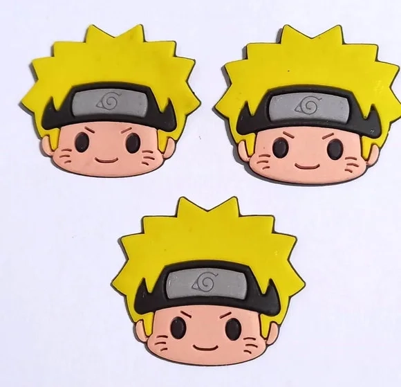 Aplique Naruto Emborrachado - 6 Unidades