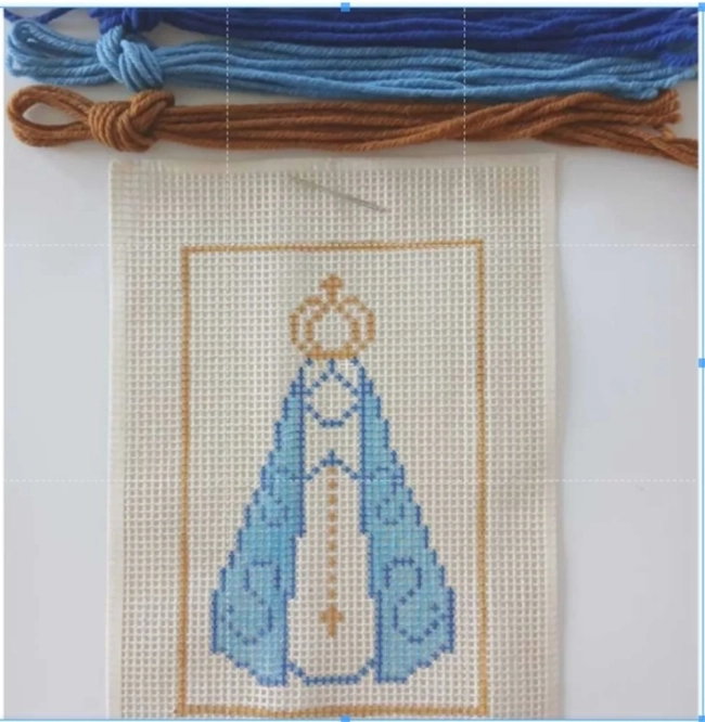 Kit para bordar tapeçaria - Talagarça grossa