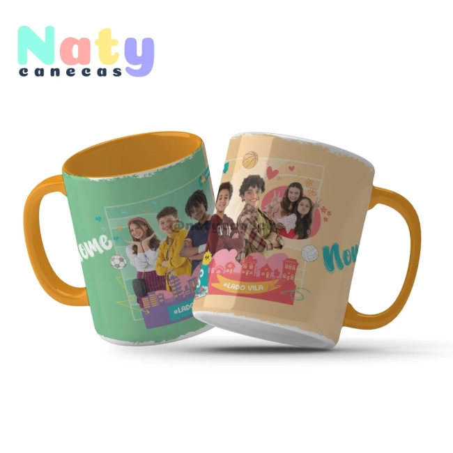 Caneca Personalizada A infância de Romeu e Julieta Personalizada com Nome