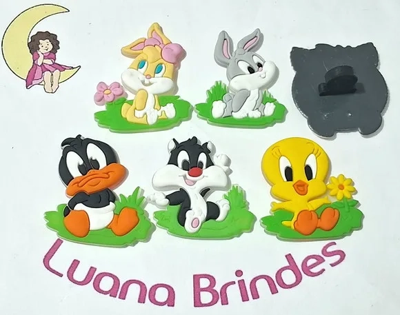 Ponteira P/lápis Baby Looney Tunes Pacotes C/5 Unidades