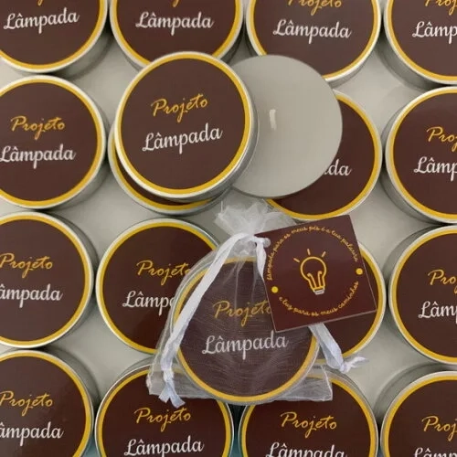Brinde empresarial vela aromática