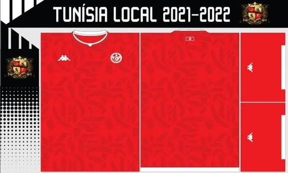 Vetores Camisa Tunísia Local 2021-2022