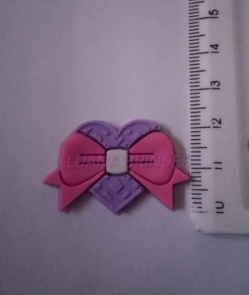 Apliques Emborrachados de Laços Variados - pct c/ 9 unidades