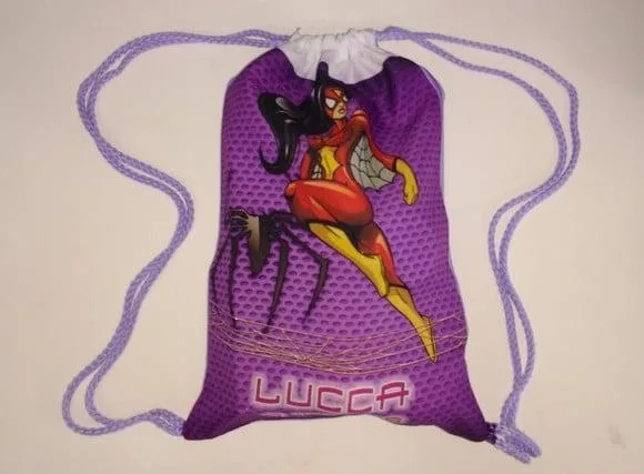 Mochila Personalizada Mulher Aranha
