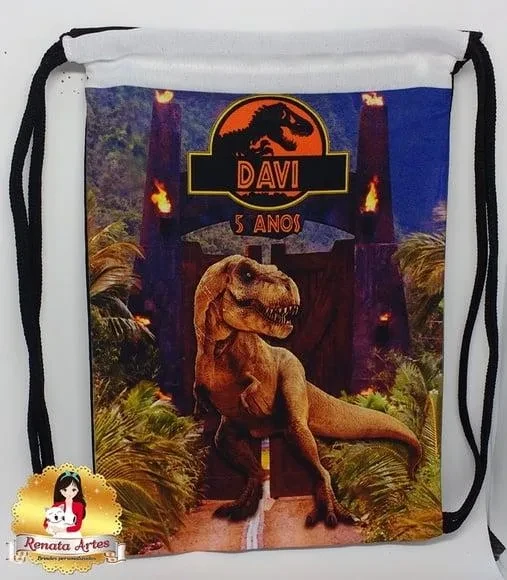 Mochila de Tecido Jurassik Park