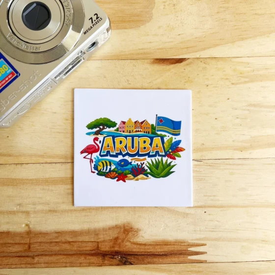 Imã Decorativo Lembrança - Aruba