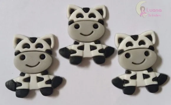 Aplique Zebra Emborracada - Pct C/7 Unid