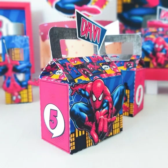 Kit 30 Lembrancinhas Homem Aranha