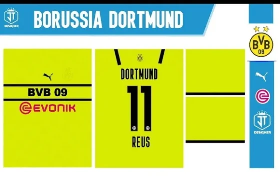 Vetor da Camisa do Borussia Dortmund de Copa