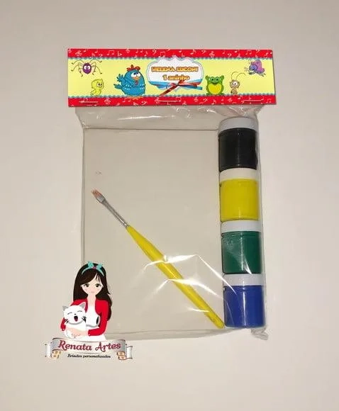 Kit Pintura Personalizado Galinha Pintadinha