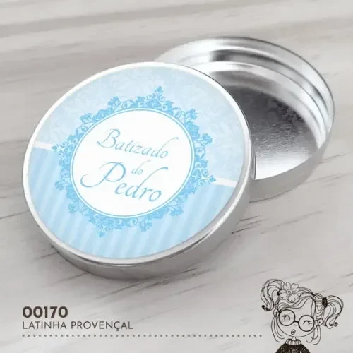 Latinha Adesivada Provençal - 00170