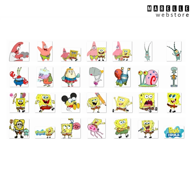 Pack Clipart Bob Esponja 28 Imagens PNG